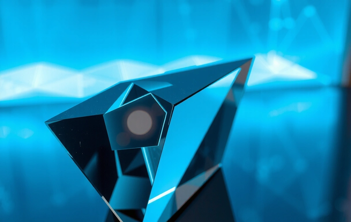 Light refraction through complex glass